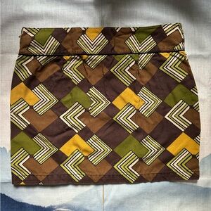 Ann Taylor Earth tones miniskirt!